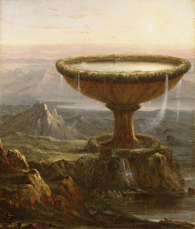 Thomas Cole The Giant's Chalice (mk09) Sweden oil painting art